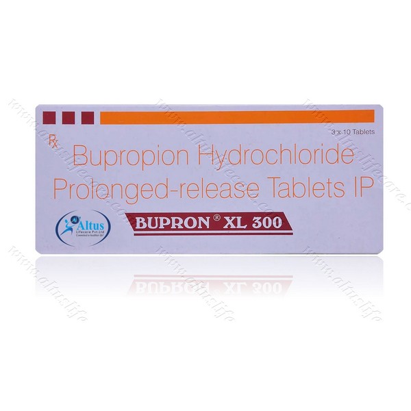 Bupron XL 300 Tablet (Bupropion 300mg)
