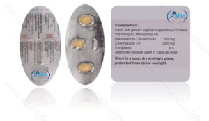 Buy Candid-CL Vaginal Suppository | Clindamycin | Clotrimazole