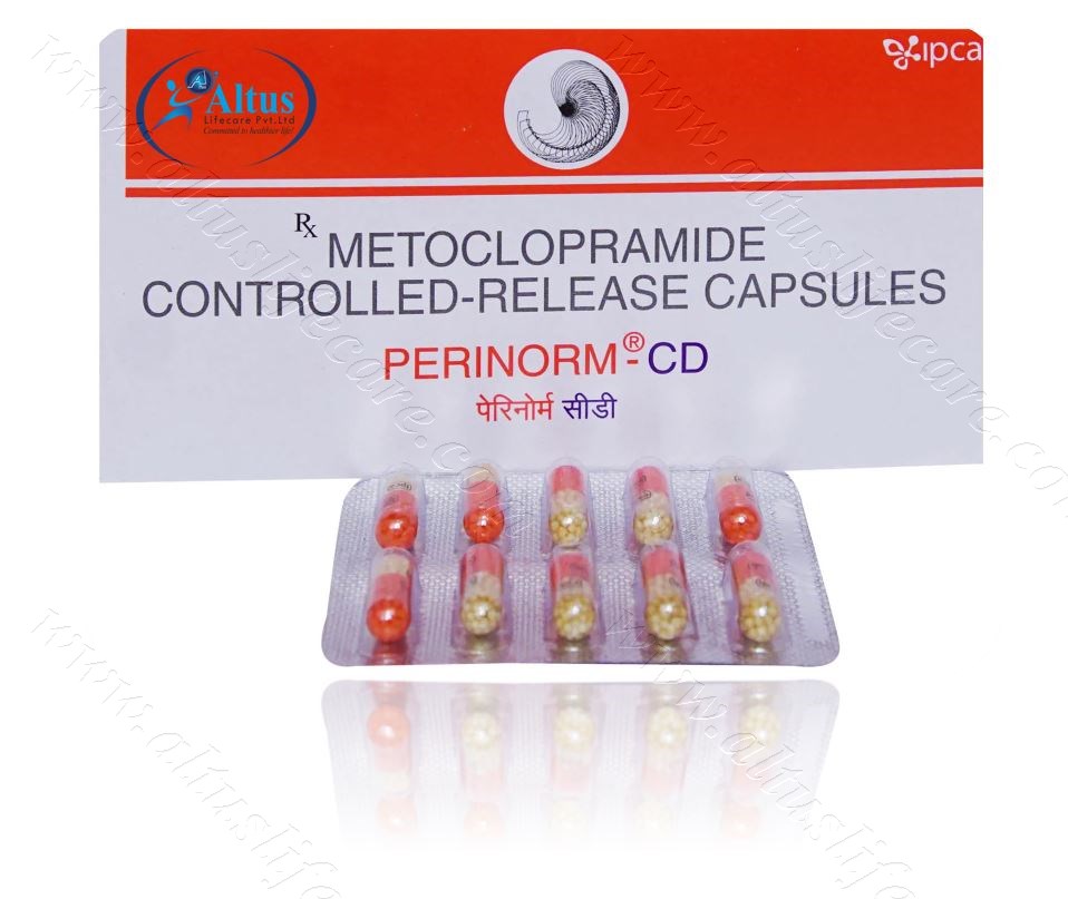 Buy Perinorm-CD Capsule (Metoclopramide 15mg)