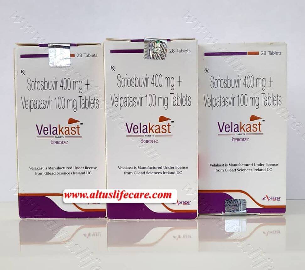 Velakast Tablet (Sofosbuvir (400mg) + Velpatasvir (100mg)